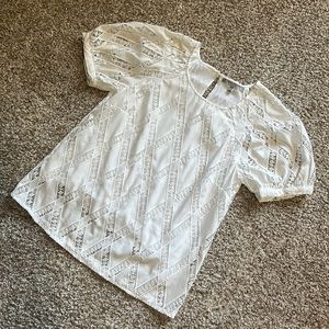 White Daniel Rainn Top